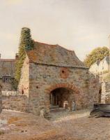 George Price Boyce - Old Buildings At Kingswear South Devon